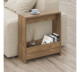 Τραπεζάκι βοηθητικό Simpi Megapap χρώμα ανοιχτό καρυδί 55x20x60εκ. |  Τραπεζάκια βοηθητικά στο espiti