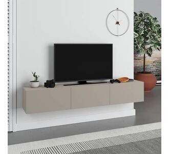 Έπιπλο τηλεόρασης επιτοίχιο Francy Megapap χρώμα sandstone 180x30x30εκ. |  Έπιπλα τηλεόρασης στο espiti