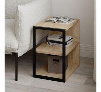 Τραπεζάκι βοηθητικό - Κομοδίνο Echo Megapap χρώμα sapphire oak 30x42x45εκ. |  Κομοδίνα στο espiti