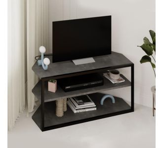 Έπιπλο τηλεόρασης γωνιακό Echo Megapap χρώμα γκρι ρετρό 98x37x45εκ. |  Έπιπλα τηλεόρασης στο espiti