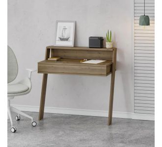 Γραφείο εργασίας Cowork Megapap χρώμα ανοιχτό καρυδί 94x50x91εκ. |  Γραφεία στο espiti