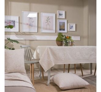Τραπεζομάντηλο Peony 01 - 140x140cm 52016510 Teoran |  Οικιακά στο espiti