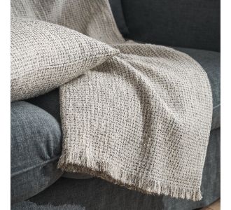 Ριχτάρι Τετραθέσιου 180x350cm GOFIS HOME  Quina Beige/Black 238/14 |  Ριχτάρια στο espiti