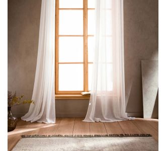 Κουρτίνα με τρουκς 200x280cm GOFIS HOME  Combe Offwhite 502/05 |  Ετοιμες μονοχρωμες κουρτίνες στο espiti