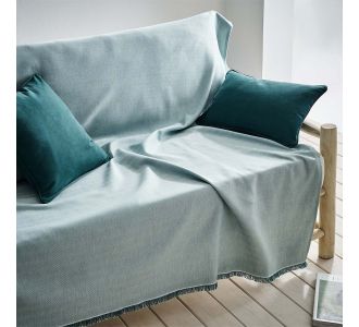 Ριχτάρι Διθέσιου 180x250cm GOFIS HOME  Rene Turquoise Blue SS24 732 |  Ριχτάρια στο espiti