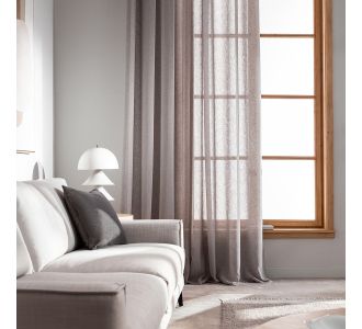 Κουρτίνα με τρουκς 200x280cm GOFIS HOME  Combe Shadow Grey AW23 502/48 |  Ετοιμες μονοχρωμες κουρτίνες στο espiti
