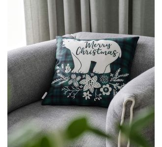Μαξιλαροθήκη 43x43cm GOFIS HOME  Xmas  816 |  Χριστουγεννιάτικα Μαξιλάρια στο espiti