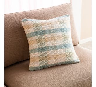 Μαξιλαροθήκη 43x43cm Tic-tac-toe Aqua 477 |  Μαξιλάρια διακοσμητικά στο espiti