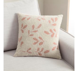 Μαξιλαροθήκη 43x43cm GOFIS HOME Herbal Εκρού/Σομόν 705/ 31 |  Μαξιλάρια διακοσμητικά στο espiti