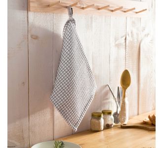 Ποτηρόπανο 40x60cm Josefin Μαύρο 580 |  Πετσέτες Κουζίνας στο espiti