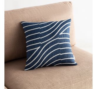 Μαξιλαροθήκη 43x43cm Amon Blue Jean 261 |  Μαξιλάρια διακοσμητικά στο espiti