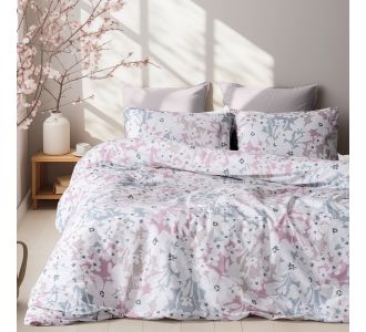 Beauty Home Σετ σεντόνια King size Ninet Art 12252 270x260 Γκρι,Ροζ       |  Σεντόνια Υπέρδιπλα / King Size στο espiti