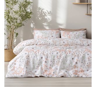 Beauty Home Σετ πάπλωμα μονό Anthia Art 12253 160x240 Μπεζ       |  Παπλώματα Μονά στο espiti