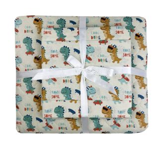 Σετ Παιδικό Κουβερλί με Σεντόνι και Μαξιλαροθήκες Cool Dino Astron Italy |  Κουβερλί Παιδικά στο espiti