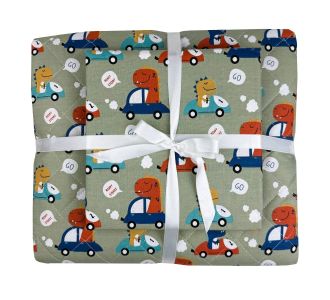 Σετ Παιδικό Κουβερλί με Σεντόνι και Μαξιλαροθήκες Dino Formula Astron Italy |  Κουβερλί Παιδικά στο espiti