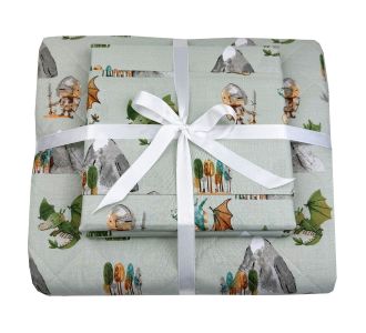 Σετ Παιδικό Κουβερλί με Σεντόνι και Μαξιλαροθήκες Ippotes Astron Italy |  Κουβερλί Παιδικά στο espiti