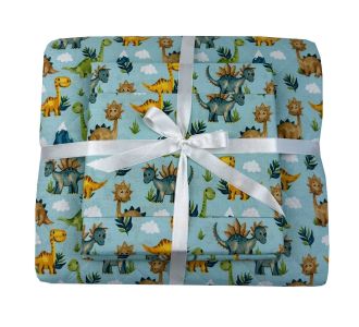 Σετ Παιδικό Κουβερλί με Σεντόνι και Μαξιλαροθήκες Jurrassic Astron Italy |  Κουβερλί Παιδικά στο espiti