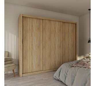 Ντουλάπα Grandio Σονόμα 250x60x215cm AlphaB2B |  Ντουλάπες ρούχων στο espiti