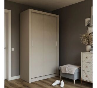 Ντουλάπα Linea Cashmere 120x60x215cm AlphaB2B |  Βιτρίνες - Έπιπλα εισόδου στο espiti