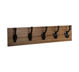 Κρεμάστρα Terty pakoworld mdf σε καρυδί απόχρωση 50x8.5x13εκ |  Καλόγεροι -Κρεμάστρες στο espiti
