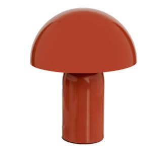 Επιτραπέζιο φωτιστικό Mushi pakoworld μέταλλο σε terracotta απόχρωση Φ20x24,5εκ |  Επιτραπέζια στο espiti