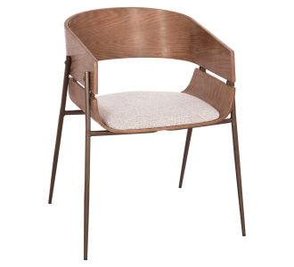ΠΟΛΥΘΡΟΝΑ KRILL HM18254.01 PLYWOOD ΣΕ WHITEWASH--ΜΕΤΑΛΛΟ ΣΕ ΧΑΛΚΙΝΟ 55,5x55x72Υεκ. |  Πολυθρόνες σαλονιού στο espiti