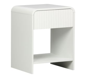 Κομοδίνο Zeplen pakoworld MDF σε λευκή απόχρωση 40x40x53εκ |  Κομοδίνα στο espiti