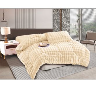 Κουβερτοπάπλωμα burble (240cm x 260cm) cream 5206978075537 SilkFashion |  Κουβερτοπαπλώματα  στο espiti