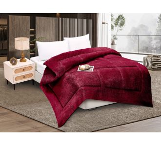 Κουβερτοπάπλωμα solid (220cm x 240cm) burgundy 5206978075810 SilkFashion |  Κουβερτοπαπλώματα  στο espiti