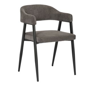 Πολυθρόνα Sezan pakoworld ύφασμα σε ανθρακί απόχρωση 56x55x78εκ |  Πολυθρόνες τραπεζαρίας στο espiti