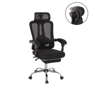 ΚΑΡΕΚΛΑ ΓΡΑΦΕΙΟΥ BARNET HM18258.01 ΜΑΥΡΟ MESH-ΜΑΥΡΟΣ ΣΚΕΛΕΤΟΣ NYLON 61x62x123Υ |  Καρέκλες γραφείου στο espiti