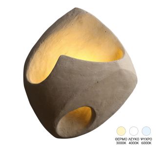 Φωτιστικό τοίχου-απλίκα Berzea pakoworld G4 led σε κρεμ απόχρωση 22.5x26x90εκ |  Απλίκες στο espiti