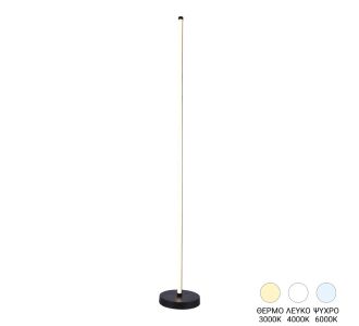 Φωτιστικό δαπέδου Topelia pakoworld led μέταλλο σε μαύρη απόχρωση Φ20x140εκ |  Δαπέδου στο espiti