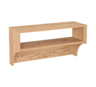 Κρεμάστρα Crosta pakoworld σε oak απόχρωση 80x28x40εκ |  Καλόγεροι -Κρεμάστρες στο espiti
