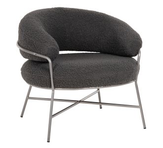 ΠΟΛΥΘΡΟΝΑ TRUDI HM8639.21 ΑΠΟ ΜΠΟΥΚΛΕ ΓΚΡΙ ΜΕ ΑΣΗΜΙ ΜΕΤΑΛΛΙΚΟ ΣΚΕΛΕΤΟ 84x79x76Υ εκ. |  Πολυθρόνες σαλονιού στο espiti