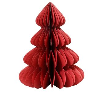 Beauty Home Χάρτινο Κόκκινο Δέντρο 48cm x 60cm       |  Χριστουγεννιάτικα Διακοσμητικά στο espiti