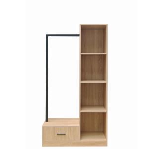 Έπιπλο εισόδου Erdeco pakoworld mdf σε φυσική απόχρωση 80x40x150εκ |  Ντουλάπες ρούχων στο espiti