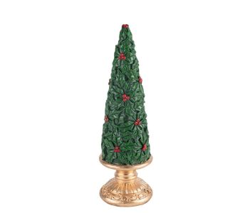 Beauty Home Διακοσμητικό Δέντρο με Ρητίνη  Ø 9 x 29,5 cm       |  Χριστουγεννιάτικα Διακοσμητικά στο espiti