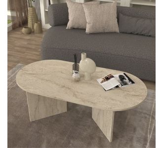 Τραπεζάκι σαλονιού Cortado Megapap χρώμα travertine 120x60x39,6εκ. |  Τραπεζάκια σαλονιού στο espiti