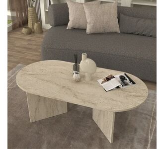Τραπεζάκι σαλονιού Cortado Megapap χρώμα travertine 120x60x39,6εκ. |  Τραπεζάκια σαλονιού στο espiti