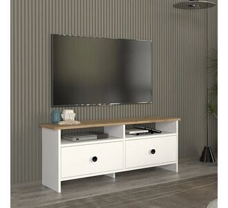 Έπιπλο τηλεόρασης Gradias Megapap χρώμα λευκό - sapphire oak 120x29,6x46,8εκ. |  Έπιπλα τηλεόρασης στο espiti