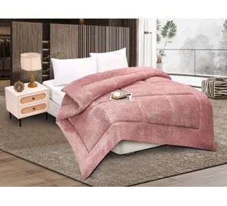 Κουβερτοπάπλωμα solid (220cm x 240cm) old rose 5206978075698 SilkFashion |  Κουβερτοπαπλώματα  στο espiti