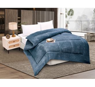 Κουβερτοπάπλωμα solid (220cm x 240cm) navy 5206978075759 SilkFashion |  Κουβερτοπαπλώματα  στο espiti