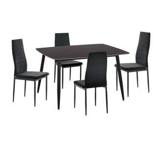ΣΕΤ ΤΡΑΠΕΖΑΡΙΑΣ 5ΤΜΧ RAVEN HM21224.02 ΚΕΡΑΜΙΚΟ TOP ΜΑΥΡΟ ΜΑΡΜΑΡΟ--ΒΕΛΟΥΔΟ ΜΑΥΡΟ |  Σετ τραπεζαρίες στο espiti