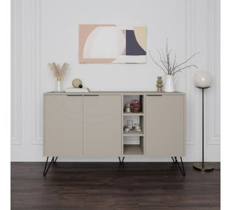 Μπουφές Clara Megapap χρώμα sandstone 142x35,6x83εκ. |  Μπουφέδες στο espiti