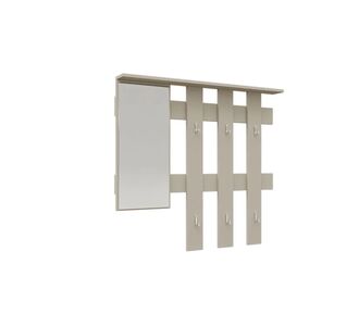 Κρεμάστρα Reno με Καθρέπτη Cashmere 100x10x90cm AlphaB2B |  Καλόγεροι -Κρεμάστρες στο espiti