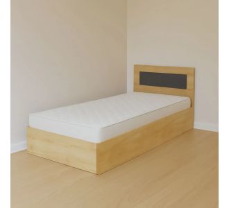 Κρεβάτι Viva Χρυσό Δρυς-Γραφίτης 90x200cm AlphaB2B |  Παιδικά έπιπλα στο espiti