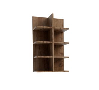 Κρεμαστό Ράφι Callisto Σκούρο Δρυς 40x27.7x70cm AlphaB2B |  Ραφιέρες τοίχου στο espiti