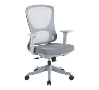 Καρέκλα γραφείου εργασίας Litulo pakoworld ύφασμα mesh σε γκρι απόχρωση 51x50.5x98/106εκ |  Παιδικά έπιπλα στο espiti