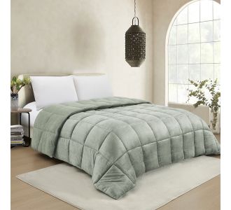 ΚΟΥΒΕΡΤΟΠΑΠΛΩΜΑ ΥΠΕΡΔΙΠΛΟ SHELBY SOFT OLIVE (220X240) ΥΠΕΡΔΙΠΛΟ 220Χ240 MELINEN |  Κουβερτοπαπλώματα  στο espiti